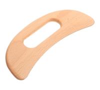 WESIEVYA Moon-Shaped Beech Wood Gua Sha Massage Board for Back and Hand, Multi-Functional Wooden Body Scraper and Relaxation, Massage Tool for Family and Friends