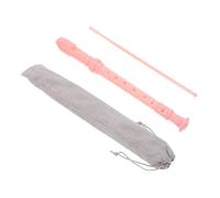 WESIEVYA My First Recorder 8 Hole Soprano Flute Kids Music Instrument Pink Educational Toy
