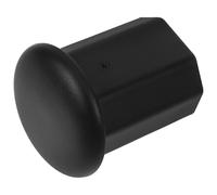 WESIEVYA Octagonal Tpe Hockey Stick End Cap Black Butt End Protector Added Stability Comfortable Grip for Ice Hockey and Lacrosse Accessories