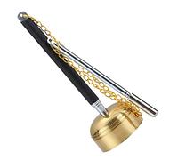 WESIEVYA Percussion Instrument Bell Ornament for Buddhism Sturdy Hand Musical Tool for Meditation Temple Use and Home Decor Craftsmanship Corrosion Resistant