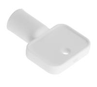 WESIEVYA Plastic Toilet Paper Dispenser Key Replacement Ergonomic Design White Abs Material Unique Stylish Style Ease of Use for Public Restrooms and Commercial Restrooms for Facility