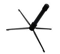 WESIEVYA Portable Folding Flute Display Rack Stand, Stable Adjustable Clarinet and Wind Instrument Holder for Home, Music Studio, and Outdoor Use