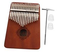 WESIEVYA Portable Key Kalimba Thumb Piano Vintage Instrument for Beginners Easy to Learn Finger Piano for Music Exploration and Relaxation