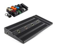 WESIEVYA Portable Lightweight Guitar Effects Pedal Board Secure Pedal Mounting and Design for Musicians The Go