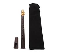 WESIEVYA Portable Mini Pocket Saxophone 8-Hole Compact Soprano Woodwind Instrument with Mouthpiece and Carrying Case for Beginners and Amateurs Music Lovers