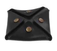 WESIEVYA Portable Mini Pouch Soft Leather Change Storage Bag for Earphones Data Cables Compact and Lightweight Design for Purses Pockets Backpacks Matte