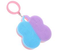 WESIEVYA Portable Silicone Face Scrubber Brush for Deep Pore Cleansing and Blackhead Removal with Safe Nanometer Material and Compact Box, for Daily Facial Care