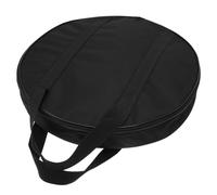 WESIEVYA Portable Thickened Single-layer Gong Bag 40x8cm Waterproof Oxford Cloth Cymbal Holder with Handle for Instrument Protection and Storage