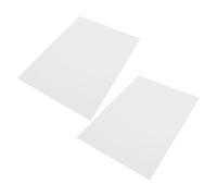 WESIEVYA Rectangular Acrylic Ceiling Light Diffuser 2Pcs, Frosted Lamp Shade Cover 29.7X21Cm, Replacement Panels for Drop Ceiling and Home Lighting