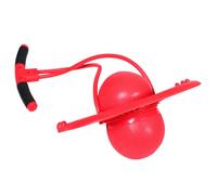 WESIEVYA Red Plastic Hopping Ball, Step-on Bounce Jump with High Elasticity for Fitness and Fun Exercises, Easy to Carry for Group Activities