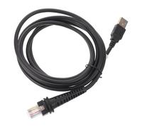 WESIEVYA Replacement USB Barcode Gun Cable Compatible with Honeywell Hand Scanner, 2 Meter RJ45 10 Pin, Ethernet Style Scanner Cable, Plug and Play POS Solution