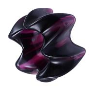WESIEVYA Resin Lotus Shape Scraping Massager Tool with Diamond Design for Effective Massage and Pain Relief, Purple Massaging Tool for Body Care and Muscle Relaxation