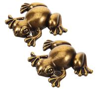 WESIEVYA Room Wardrobe Frog Cabinet Pull Handles 2Pcs Vintage Metal Drawer Knobs Easy Fit for Furniture Maintenance