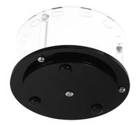WESIEVYA Rotating Lash Organizer with 12-Hole Acrylic Storage Rack for Eyelash Extension Tools, Portable Tweezers Display Stand with Sturdy Base, for Busy Appointments and Mobile Lash Techs