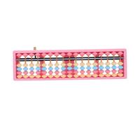 WESIEVYA Row Chinese Abacus for Educational Math Counting Frame with Beads Enhances Logical Thinking Fine Motor Skills and Early Math Learning for Preschoolers