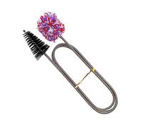 WESIEVYA Saxophone Cleaning Brush Double-ended Flare Neck and Tube Maintenance Brush for Trumpet and Wind Instruments Musical Instrument Cleaning Accessory