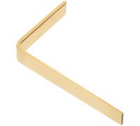 WESIEVYA Saxophone Leveling Tool Bassoon Leveling Tool Brass Material Right Angle Stylish Elegant Gold Colour Easy Adjustment of Instrument Pitch Excellent Sound Conductivity for Woodwind