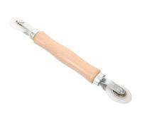 WESIEVYA Screen Spline Roller Tool for Easy to Hold Window and Door Screen Repair with Wooden Handle and Nylon Mesh Wheel Suitable for Installation and Replacement