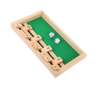 WESIEVYA Shut The Box Dice Board Game Wooden Family Math Game with Creative Bar Dice Theme Versatile Gameplay for Adults Classroom Party Strategic Thinking gift for for for for for for