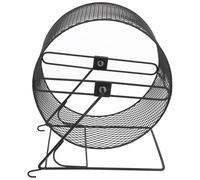 WESIEVYA Silent Hamster Exercise Wheel for Hedgehogs and Hamsters with Quiet Operation and Sturdy Iron Material, Fun Running with Stand for Small Animals