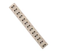 WESIEVYA Silicone Contact Pad Replacement Key Electronic Organ Keyboard Repair Precise Fit Conductive Strip for Musicians and Technicians Compatible Electronic Keyboard Key Mat