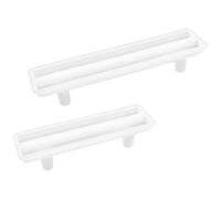 WESIEVYA Silicone Epoxy Tray Handle Molds with Different Size Design 2pcs for Crafting with Multi-Purpose Practical Tool, Featuring Short and Versions for Epoxy Casting Projects