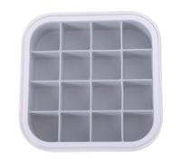 WESIEVYA Silicone Ice Cube Mold with Lid 16 Grid DIY Ice Cube Tray for Drink Beverage and Cocktail Use Deformation Resistant and Easy Release
