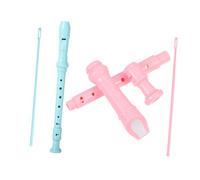 WESIEVYA Soprano Recorder for Beginners German Style Flute with Detachable Design Easy to Clean for Boy Girl Music Learning Cherry Blossom Pink