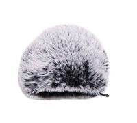 WESIEVYA Splash Microphone Sleeve Furry Wind Cover Mic Protectors for Noise Reduction for Karaoke Studio and Outdoor Use Block Wind and Plosives Easy to Install