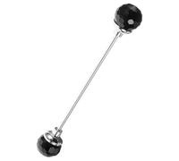 WESIEVYA Stylish Men's Collar Pin for Shirts with Crystal and Copper Material, Twist Open Design, Convenient and Elegant Accessory for Weddings and Business Meetings