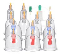 WESIEVYA Thickened Abs Cupping Cup Kit for Home Use, Sports Cupping Tool that Blood Flow with Strong Suction for Effective Massage and Relaxation