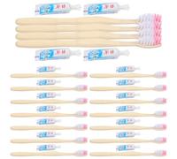 WESIEVYA Toothbrush Set 100pcs Individually Wrapped Manual Toothbrushes Assorted Style Convenient Bulk Oral Care Kit with Small Toothpaste for Travel and Hotel Use