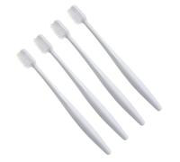 WESIEVYA Toothbrushes Random Color 4pcs with Bristles Ergonomic Design for Strong Cleansing Ability, Anti-Bleeding Feature for Adults for