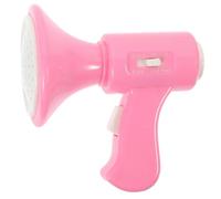 WESIEVYA Trumpet Voice Changer with Ergonomic Handle Lightweight Loudspeaker for Boys and Educational Sound Changer Plaything for Speech and Hearing Development Pink No Battery