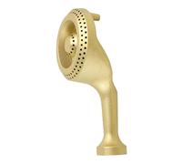 WESIEVYA Universal Cast Iron Gas Burner Head for Kitchen Stable Heat Output, Golden Finish, Ø94Mm Diameter, Compatible Multi-Use Gas Stove Burner Replacement