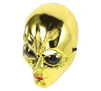 WESIEVYA Universal Fit Extraterrestrial Mask for Halloween Carnival and Party Decoration, Comfortable Plastic Material with Unique and Terrifying Design Creating a Mysterious and Eerie