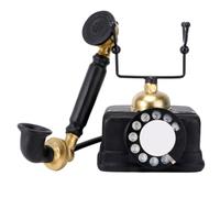 WESIEVYA Vintage Telephone Model Ornament Retro Rotary Phone Sculpture Old Fashioned Landline Decor for Home Cafe Bar Nostalgic 90s Desk Accessory Color Assorted Style