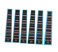 WESIEVYA Violin Fingerboard Sticker 1/2 Size Fret Marker Labels Violin Finger Guide Chart for Precise Finger Position Learning