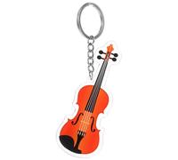 WESIEVYA Violin Keychain Stylish Acrylic and Iron Bag Decoration with Intricate and Detailed Design Adds Musical Charm for Music Party