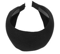 WESIEVYA Wide Black Headband for Women with Teeth Design, Comfortable Fabric Material, Non-slip and Classic Fashionable Style Suitable for Occasions