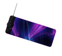 WESIEVYA Wireless Mouse Pad with Integrated Quick-charge Panel 10w/7.5w, Large Non-slip Cloth and Rubber Gaming Mouse Mat for Precise Control and Comfortable Working