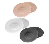 WESIEVYA Woman Bra Inserts Comfortable Bra Pads Breathable Invisible round Silicone Soft Nipples Covers for Everyday Wear Lingerie Enhancer