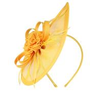 WESIEVYA Women's Fascinators Hat Mesh Bridal Hat for Tea Parties and Cocktails Headband Clip Fashionable and Comfortable