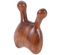 WESIEVYA Wood Nose Massage Tool Nose Scraper Face Scraping Massager Smooth Surface Safe to Touch Brown Wooden Design for Personal Use at Home Professional Therapist Recommended