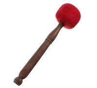 WESIEVYA Wooden Buddhism Stick for Chanting Bowls Accessories Meditation Singing Bowl Mallet Felt Striker Soft Mallet Healing Practice Percussion Instrument Parts for Yoga Mindfulness