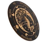 WESIEVYA Wooden Divination Board Spiritual Dowsing Tool Versatile Placement Unique Artistic Atmosphere Wall Decoration Home Decor for Tarot Enthusiasts