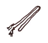 WESIEVYA Woven Cotton Tie Belt Simple Waist Rope Medieval-Style Handwoven Comfortable Fit Cotton Rope for Priests and Monks Historical Costumes 250Cm Length Stylish Tassels