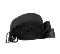 WESIEVYA Yoga Meditation Stretch Strap Black for Pilates Auxiliary Equipment Non-elastic Tension Band for Flexibility Muscle Relaxation and Posture Correction in Yoga and Fitness