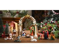 Wesiti 11 Pcs African American Nativity Set - Black Jesus Figurine Scene for Christmas Decoration, Indoor Mini Tabletop Home Decor, Resin