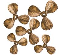 Wesiti 5 Pcs Ship Propeller Wall Decor Nautical Decor for Home Wooden Propeller Wall Art Decorations for Nautical Style Home Decor Nautical Party Supplies